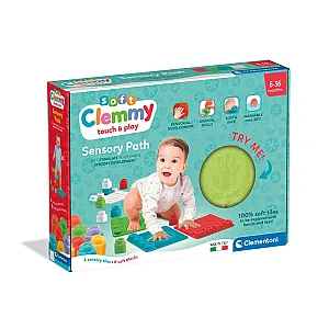 Clemmy: Covoraș de joacă senzorial cu cărămizi de construit