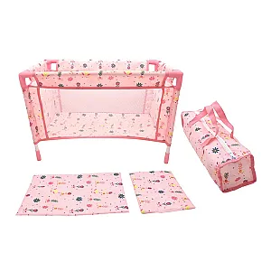 Dolls World Pătuț de voiaj pentru păpuși, 53x33x34 cm