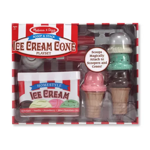Melissa&Doug Fa fagylaltos készlet 