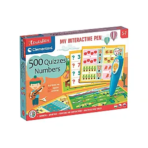 Clementoni - 500 Kvíz ovisoknak interaktív tollal – Számok