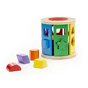 Melissa&Doug Formarendező henger fából