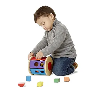 Melissa&Doug Formarendező henger fából
