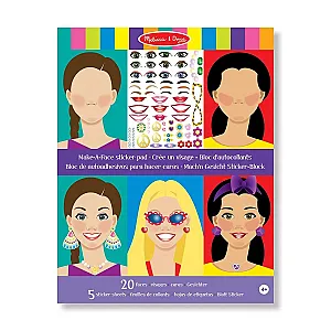 Melissa & Doug Creează un chip – set de stickere