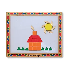 Melissa&Doug Set mozaic magnetic din lemn – 120 piese