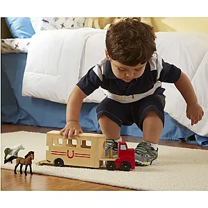 Melissa & Doug Camion transport cai 