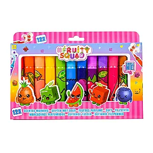 Canenco FruitySquad – set de markere parfumate cu vârf fin (12 buc.)