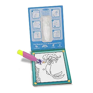 Melissa & Doug Water WOW! Povești cu zâne – carte de colorat cu apă
