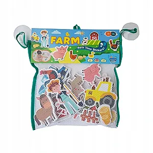 Buddy & Barney – joc de baie cu stickere pentru faianță, fermă