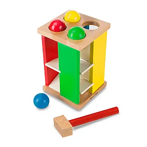 Melissa & Doug Turn din lemn cu ciocan