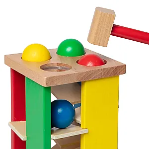 Melissa & Doug Turn din lemn cu ciocan
