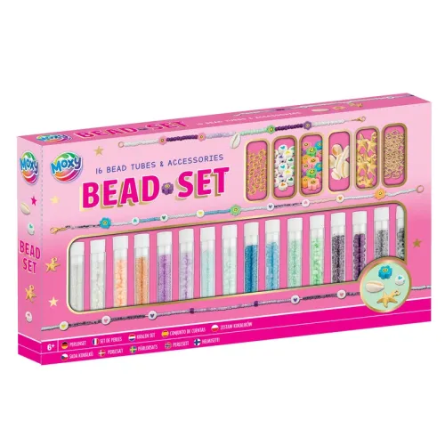 Moxy set de mărgele (16 tipuri + accesorii)