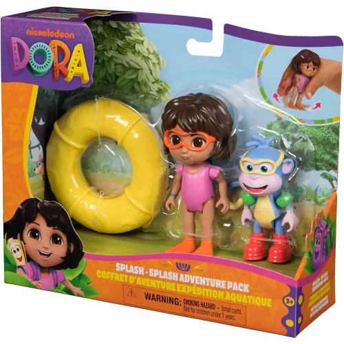 Dora, a felfedező – Pancsolós kaland játékszett Dora és Csizi figurával