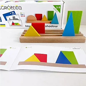 Igroteco logikai fa építőkészlet, 3-9 éveseknek