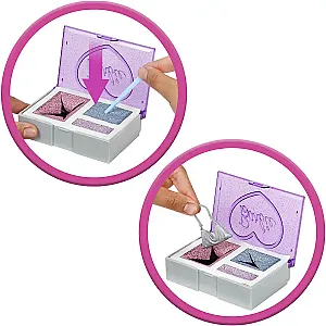 Barbie Party Unboxed Glam Party – Păpușa Purple Sparkle cu surprize