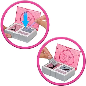 Barbie Party Unboxed Glam Party – Păpușa Pink Sparkle cu surprize