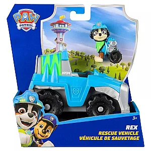 Paw Patrol: Rex cu vehicul de baza