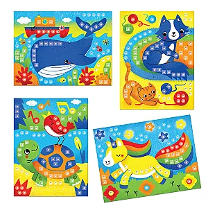 Quercetti Fantacolor Cards mozaik, 180 darabos