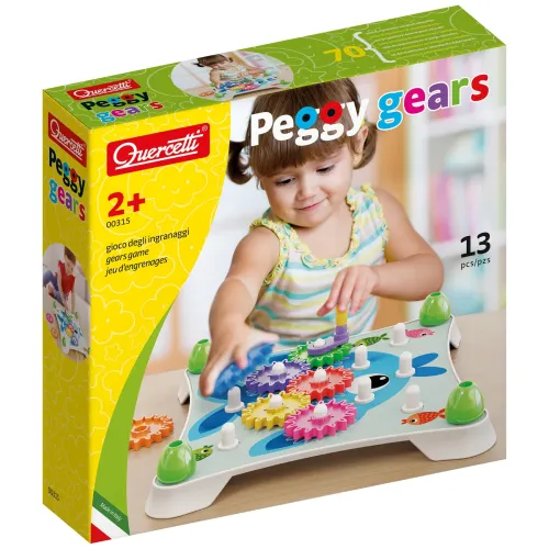 Quercetti Peggy Gears, 13 piese