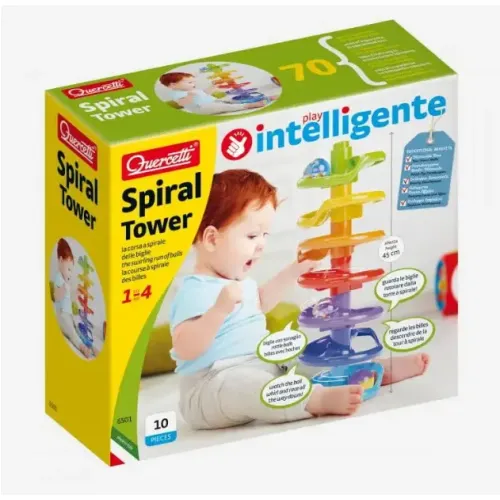 Quercetti Turnul spiral, 9 piese