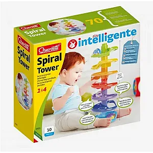 Quercetti Spirál Torony golyópálya, 9 darabos