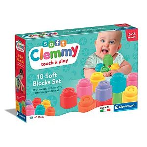 Clemmy puha építőkocka szett (10 db)