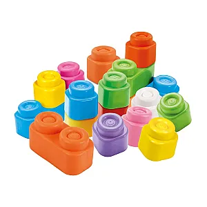 Clemmy – 40 de cuburi moi în sac de depozitare