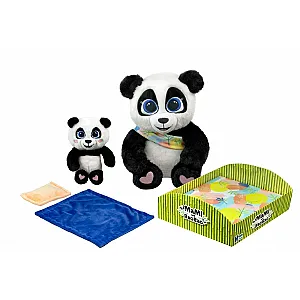 Huggy Luv Set interactiv de pluș Mama & Baobao 