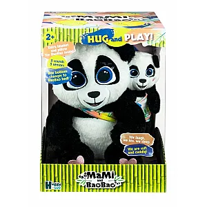Huggy Luv Set interactiv de pluș Mama & Baobao 