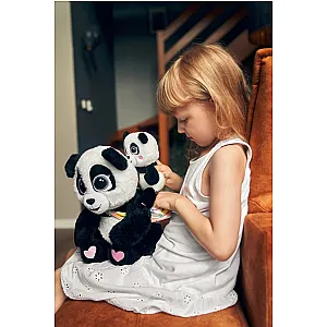 Huggy Luv Set interactiv de pluș Mama & Baobao 