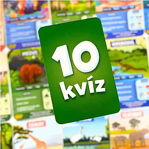 10 Kvíz – Ámulatos állatvilág társasjáték