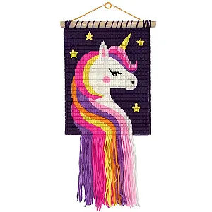 WowBox Decorațiune de perete macrame - Unicorn