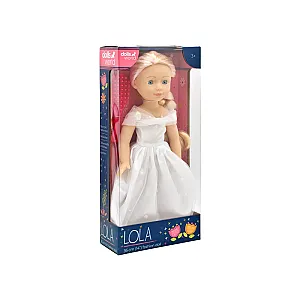 Dolls World Păpușă Lola cu păr de pieptănat – 36 cm