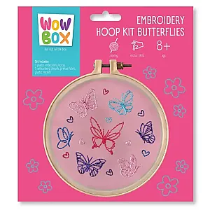 WowBox Set creativ de broderie Fluturași