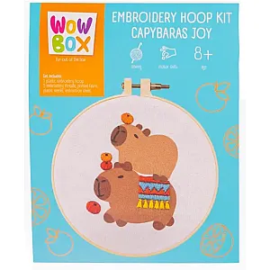 WowBox Set creativ de broderie Capibare vesele