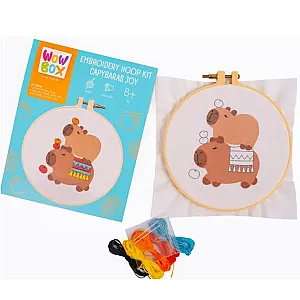 WowBox Set creativ de broderie Capibare vesele