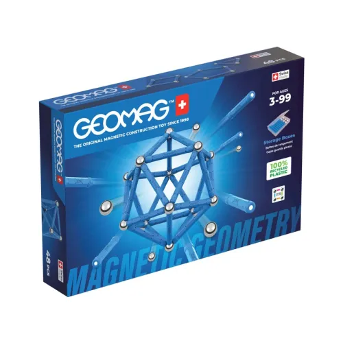 Geomag Classic, albastru, 48 piese