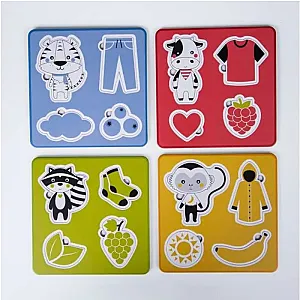 GaGaGu Bébi Puzzle – Színek, 4 darabos készlet GGG0327