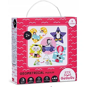 GaGaGu Bébi Puzzle – Alakok, 9 darabos készlet GGG0329