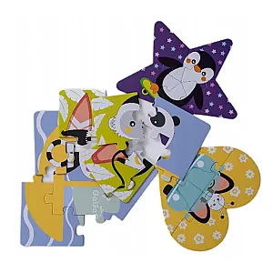 GaGaGu Bébi Puzzle – Alakok, 9 darabos készlet GGG0329