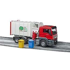 Bruder camion de gunoi MAN TGS cu încărcare laterală (03761)
