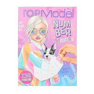 TOPModel számkódos matricás könyv 1-12485