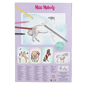 TOPModel carte de colorat Miss Melody  1-12179
