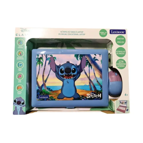 Lexibook Oktató laptop Stitch – magyar / angol 