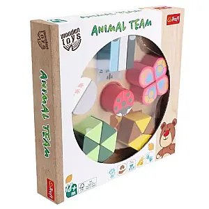 Trefl Jucărie din lemn – Animal Team