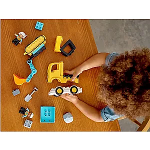 LEGO® DUPLO 10931 – Camion și excavator pe șenile