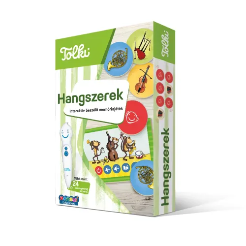 Tolki interaktív memóriajáték - Hangszerek în limba maghiară