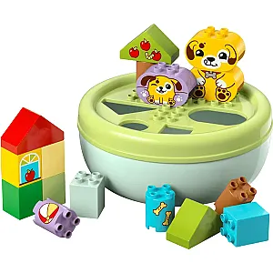 LEGO® DUPLO 10441 – Sortator de forme: căsuța cățelușilor