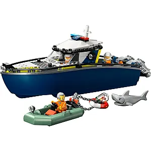LEGO® City 60456 – Urmărire cu barca de poliție
