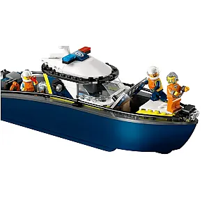 LEGO® City 60456 – Urmărire cu barca de poliție