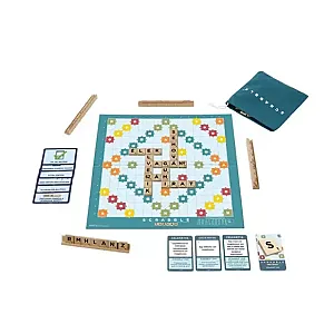 Scrabble 2 az 1-ben társasjáték, fa